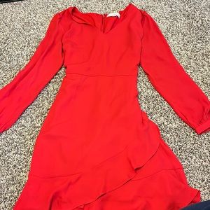 Red LOFT dress